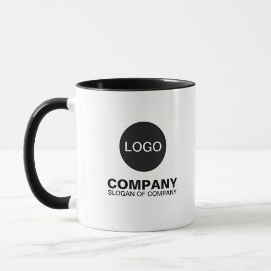 Bedrijfsnaam, slogan en logo | Eigen merk creëren Mok (Links)