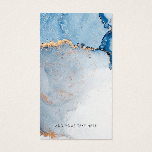 Bedrijfsnaam toevoegen QR Code Oorbellen Display K Visitekaartje (Voorkant)