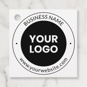 Bedrijfsnaam & website of slogan, dank u enz. bedankjes labels