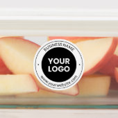 Bedrijfsnaam & website of slogan, dank u enz. labels