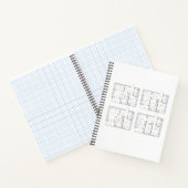 Bedrijfsnotitieboek met Blueprint Notitieboek (Binnen)