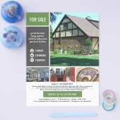 Bedrijfsonroerend goed flyer (Enkel)