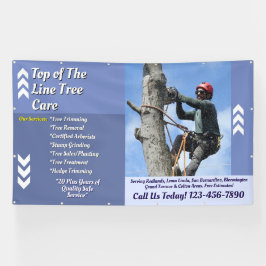 Bedrijfspromotie Arborist Tree Service aanpassen Spandoek
