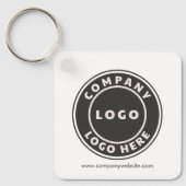 BedrijfsQR Code en Website van het Bedrijf Sleutelhanger (Voorkant)