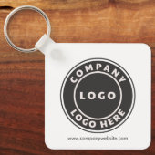 BedrijfsQR Code en Website van het Bedrijf Sleutelhanger (Voorkant)