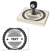 BEDRIJFSTAMP GEPERSONALISEERD 	RUBBERSTEMPEL (Gestempeld)