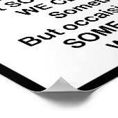 Bedrijfsuren Poster (Hoek)