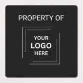 Bedrijfsvastgoed van Black Logo | goed Labels (Design 1)