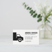 bedrijfswagen visitekaartje (Staand voorkant)