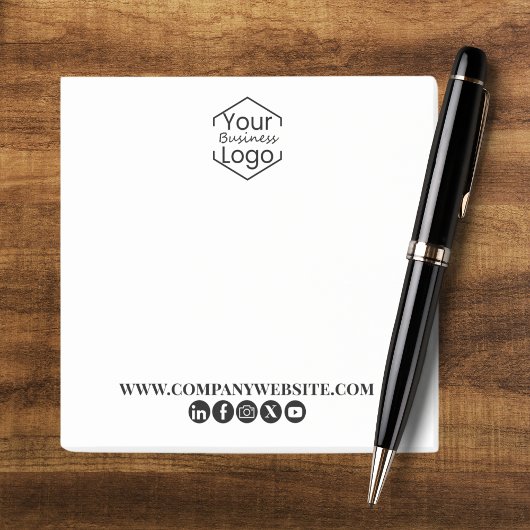 Bedrijfswebsite Social Media Professional Modern Post-it® Notes