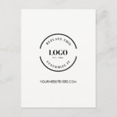 Bedrijfswebsite van logo Simple Corporate Custom Briefkaart (Voorkant)
