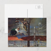  bedrijven, architecten en bouwbedrijven briefkaart (Voorkant / Achterkant)