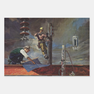  bedrijven, architecten en bouwbedrijven inpakpapier vel