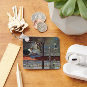 bedrijven, architecten en bouwbedrijven sleutelhanger