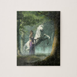 Bedrijven in het gekantelde bos legpuzzel