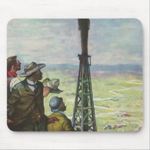  bedrijven, oliepieken met werknemers muismat