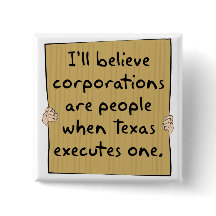 Bedrijven zijn mensen wanneer Texas er één uitspre
