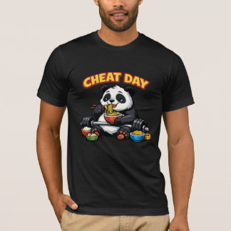 Bedrog Dag Panda Gym Shirt Grappige Workout Foodie