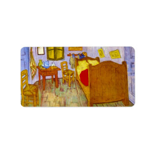 Bedroom in Arles door Vincent Willem van Gogh Etiket