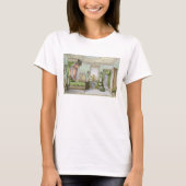 Bedroom in de Renaissance-stijl (kleurenlitho) T-shirt (Voorkant)