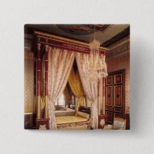 Bedroom van koningin Hortense de Beauharnais Vierkante Button 5,1 Cm
