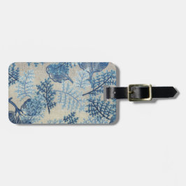  bedrukt katoenweefsel bagagelabel