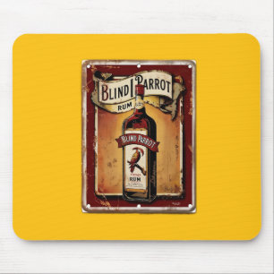 Bedrukte reclamebord BLIND PARROT RUM Muismat