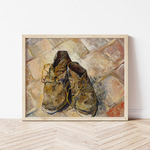 Bedrukte schoenen!REMOVE! Vincent van Gogh Poster
