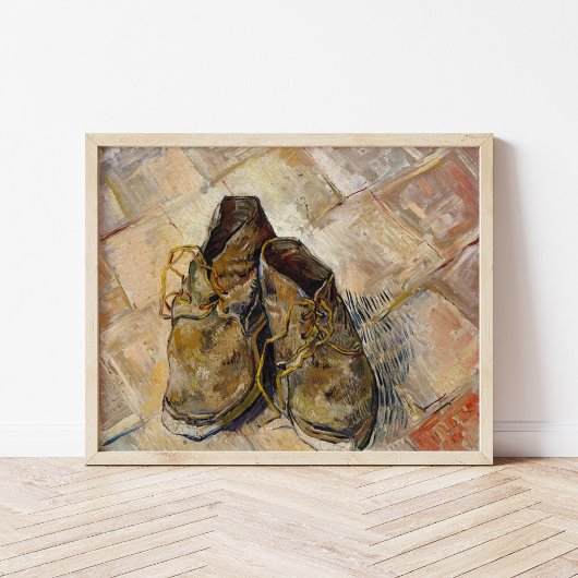 Bedrukte schoenen!REMOVE! | Vincent van Gogh Poster