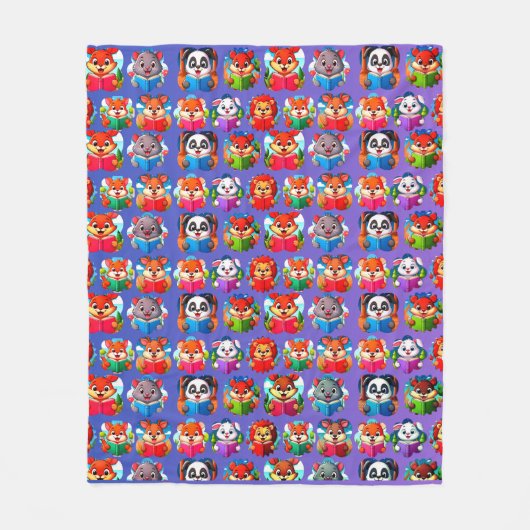 Bedtijd baby's knuffelfleece deken (Voorkant)