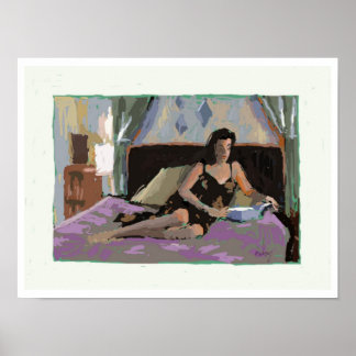 bedtijd lezen poster