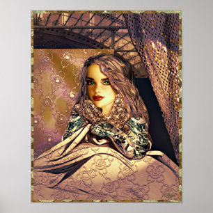 Bedtime afdrukken poster