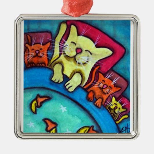 Bedtime Cats Friendship Ornament (Voorkant)
