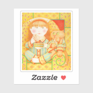 BEDTIME SNACK 3-inch vinylSticker Sticker