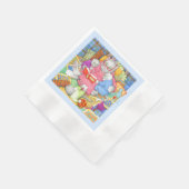 BEDTIME STORY Gecodeerde cocktail papier servetten (Hoek)