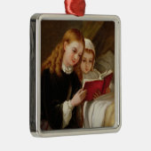 Bedtime Story Metalen Ornament (Rechts)