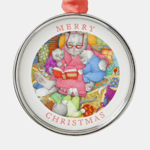 BEDTIME STORY Premium Rond Ornament + Tekst