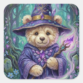 BedTimeSpell2 Vierkante Sticker