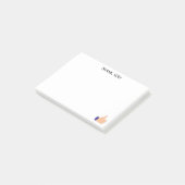 Bedumb omhoog Dank u op Witte Achtergrond Post-it® Notes (Schuin)