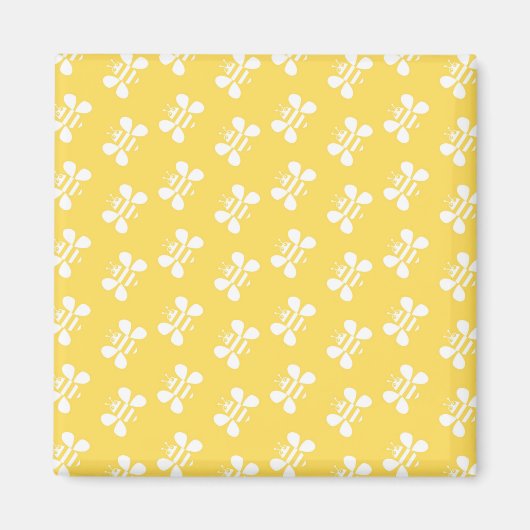 Bee-achtergrond Magneet (Voorkant)