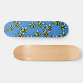 Bee-achtergrond Skateboard (Horizontaal)