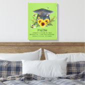 BEE Afstuderen Gift - Fun Im Buzzing Personalized Canvas Afdruk (Insitu (Slaapkamer))