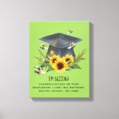 BEE Afstuderen Gift - Fun Im Buzzing Personalized Canvas Afdruk (Voorkant)