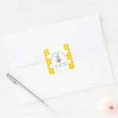 Bee And Floral Honey Product Label (Envelop)