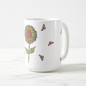 Bee And Sunflower Mug (Devant droit)