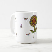 Bee And Sunflower Mug (Devant gauche)