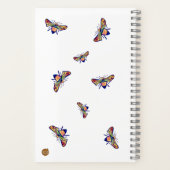 Bee And Sunflower Notebook Notitieboek (Achterkant)