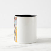 Bee ART Mug Tweekleurige Koffiemok (Center)