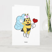 Bee as Nurse with Heart.PNG Kaart (Achterkant)