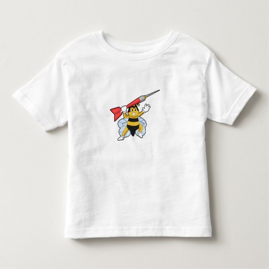Bee at Darts with Dart.PNG Kinder Shirts (Voorkant)